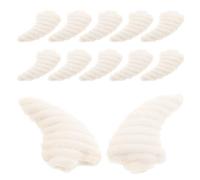 Gatuida 12pcs Faux Sheep Horn, Plush Hair Accessories for DIY Headband | Horns Piece Hair Clip Accessory for Halloween, Cosplay, and Themed Parties, Sheep Horn Embellishments for Handmade Headbands