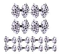 Gatuida 12pcs Football Hair Bow Clips - Soccer Hair Bows For Girls And Women - Bowknot Clips Cheer Barrettes For Teens Kids And Teenagers Party Birthday Christmas