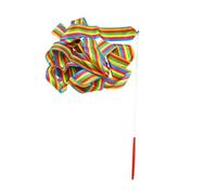 Gatuida 12PCS Gymnastics Dance Ribbons with Fiberglass Rods Non-slip Handles for Twirling Rhythmic Art Gymnastics Ballet Streamers Random Colors for Training and Festival Random Color