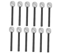 Gatuida 12pcs Karaoke Microphone Lightweight Decorative Party Props for Halloween Costume Stage Performance Realistic Simulated Microphones for Singing and Music Play