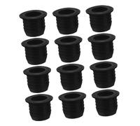 Gatuida 12pcs Liquor Pourer Adapter for Large Neck Bottles Threaded Spillproof Silicone Spouts with Enhanced Liquid Control Easy to Clean Bar Spout Replacement for Home Bar and Cocktail