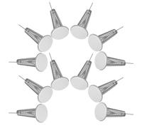 Gatuida 12pcs Metal Spring Base for DIY Handcraft Dolls Head Shaking Feature, Silver Colour, Easy to Use for Experienced People and Beginners, for Crafting and Dashboard Dancing