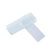 Gatuida 12pcs Microscope Slide Concave Glass Kit with Precision Ground Edges and Labeling for Specimen Identification, for Biology and Veterinary Industries, Back to School Decor