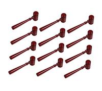 Gatuida 12pcs Mini Judge Gavel Prop Sturdy Wooden Gavel for Educational Roleplay Courtroom Cosplay Accessories Birthday Party Favors for Aspiring Lawyers