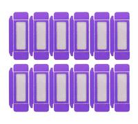 Gatuida 12pcs Press on Nails Packaging Box with Window Lightweight Paper Nail Tips Organizer Suitable for Purse Or Handbag Storage