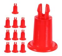 Gatuida 12pcs Red Anti-slip Scale Pan Foot Brackets for Electronic Scales Universal 30kg Load Capacity Weighing Leg Replacement Parts for Kitchen and Industrial Use