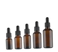 Gatuida 12Pcs Refillable Glass Dropper Bottles Brown Essential Oil Subpackaging Vials with Dropper for Toner Aromatherapy and Liquid Storage