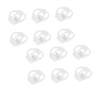 Gatuida 12pcs Small Silicone Hose Clamps Flow Control Shut Off Tube Clips for Precise Flow Regulation Shut Off Hose Clamps with Fingertip Operation for Infusion Bottles and Tubing