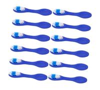 Gatuida 12pcs Soft Bristles Toothbrushes for Travel and Institutional Use Design for Enhanced Comfort for Prisons and Psychiatric Facilities Cleaning Short Handles