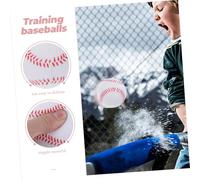 Gatuida 12pcs Soft PU Baseballs for Teenagers Supple Training Sports Balls for Indoor Outdoor Play Safe Foam Stress Relief for Beginners and Skill Development