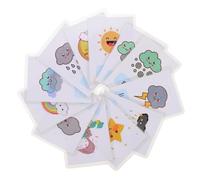 Gatuida 12Pcs Weather Cognition Flash Cards Sight Words Learning Cards for Early Educational Household Learning Tool Fun for Boys