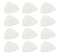 Gatuida 12pcs Yueqin Non Slip Picks Durable Nylon Plectrums for Liuqin Fit for Comfortable Playing for Da Ruan Musicians Transparent Color