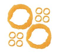 Gatuida 14Pcs Realistic Artificial Squid Rings Simulation Food Model for Home Decor Photography Props Kitchen Display and Playtime Fun