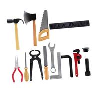 Gatuida 14pcs Repair Tool Set Pretend Play Simulation Repair Tools Educational for Boys and Enhancing Creativity Hand Eye Coordination and Logical Thinking