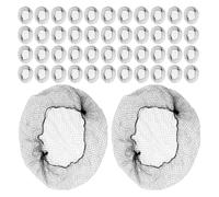 Gatuida 150pcs Black Invisible Hair Net for Buns Stretchy Elastic Mesh Cover for Ballet Gymnastics Theater Lightweight Breathable Anti-frizz Bun Holder for Prom and Food Service