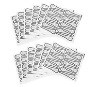 Gatuida 150pcs Transparent Swimwear Label Stickers Self-Adhesive Liners for Bikini Thong Panty Protection Clothing Portable Private Area Use