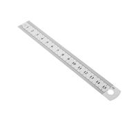 Gatuida 15cm Stainless Steel Guitar Measuring Ruler Precision Metric Steel Ruler for Guitar String Action Gauge Luthier Measuring Tool for Electric Bass