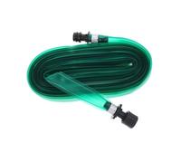Gatuida 15M Flat Soaker Hose for Garden PVC Watering Hose for Even Distribution Compatible with Standard Quick Connectors for Lawn and Plant Irrigation