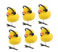 Gatuida 15pcs Cartoon Yellow Duck Hair Clips Cute Animal Barrettes Playful Hair Accessories for Holiday Party Props and Summer Outings for Adults