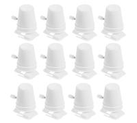 Gatuida 15pcs Clockwork Robot Mechanisms Plastic Wind up Movement Kits for DIY Legged Crafts Party Favor Wind up White