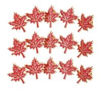 Gatuida 15PCS Maple Leaf Corsage Pin Metal Badge Brooch with Drip Oil Coating for Women Autumn Fall Jewelry Accessories Thanksgiving Canada Day Sturdy Lapel Pins for Dresses Bags Backpacks