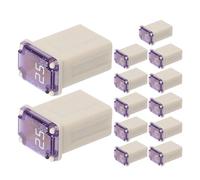 Gatuida 15pcs Micro Car Fuse Set Square Mini Fuse Holder Inline Waterproof Adapter for Auto Circuit Protection Vehicles Repair Parts