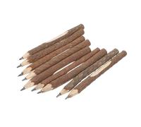 Gatuida 15PCS Natural Bark Pencils Wooden Twig Rustic Branch Pencils for Outdoor Classroom Creative Drawing Writing Supplies