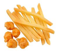 Gatuida 15pcs Realistic French Fries Model Toy for Boys and Girls Simulation Fast Food Play Set for Toddlers for Pretend Play and Kitchen Role-Playing