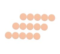 Gatuida 15pcs Rounded Makeup Powder Puff Set, 6cm Diameter Pure Cotton Velvet Face Cosmetic Applicators, Skin Tone, Suitable for Women’s Makeup and Daily Beauty Use