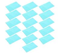 Gatuida 16pcs Blue Refrigerator Mats Non-Slip Fridge Shelf Liners Adjustable Kitchen Cabinet Drawer Liners Heat Resistant Protective Mats for Home Storage