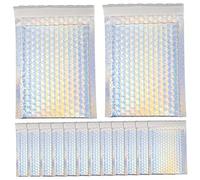 Gatuida 16Pcs Colorful Bubble Envelopes Thick Self Adhesive Mailing Bags for Clothing Shipping Protective Package Accessory with Printed Design for Express Logistics and Gift Packaging