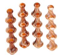 Gatuida 16pcs Resin Hulusi Mouthpieces Professional Replacement Mouths for Hulusi Instruments Smooth and Durable for Concerts and Gatherings