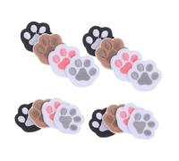 Gatuida 16pcs Self Adhesive Paw Print Applique Patches Cute Embroidery Stickers for DIY Projects on Shirts Hats Clothes and Bags