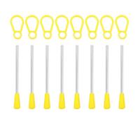 Gatuida 16pcs Triangle Iron Stick Set - Triangle Musical Instrument Striker - Hand Instrument Striker for School Band Hand Drum Toy Percussion Tools