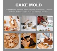 Gatuida 18-Hole Blue Silicone Round Cake Lollipop Mold, Creative Baking Mold for Candy Making, Food-Grade Non-Stick Silicone Cake Maker for Home Kitchen Use