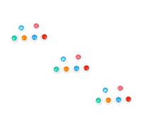 Gatuida 18pcs Close-up Lens Kit for Mini Cameras Mini Camera Close-up Lenses Instant Film Filter
