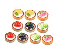 Gatuida 18pcs Mini Faux Cupcake Realistic Simulated Dessert Cake Models for Home Decor and DIY Crafts Lifelike Small Cake Props to Inspire Pretend Play and Imagination