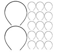 Gatuida 18pcs Slip Tooth Headband Plastic Headbands for Women for Men Non-slip Comb Teeth for Women's Hair DIY Craft Supply for Makeup and Sports