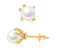 Gatuida 1Pair Dragon Claws Earrings for Men Unique Pearl Detail Fashionable Earrings for Teens for Casual and Statement Looks