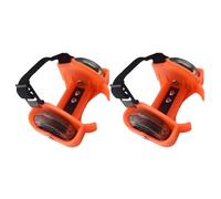 Gatuida 1Pair Glowing Adjustable Roller Shoes Portable Skating Accessory for Light Up Heel Wheel Shoes with Fun Flashing Lights Safe and Easy to Use for Indoor and