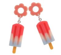 Gatuida 1Pair Ice Cream Earrings for Women Dangle Drop Earrings Unique Dessert Jewelry for Parties and Everyday Wear Craftsmanship for Teen