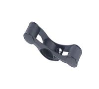 Gatuida 1Pc Bike Handlebar Extension Bracket for Flashlight Accessories Lightweight Durable Light Holder for Mountain Bicycles Efficient Storage for Cyclists Black