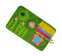 Gatuida 1Pc Creative Dog Sniffing Mat Rectangular Slow Food Puzzle for Nose Training Bright Color of All Breeds Engaging Activity for Energy Consumption