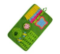 Gatuida 1Pc Dog Sniffing Pad for Funny Interactive Puzzle Lawn Series Flower Design Engaging Activity for Dogs Stimulates Smell and Stress for All Breeds