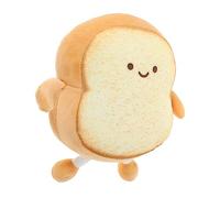 Gatuida 1pc Funny Toast Shape Plush Pillow Adorable Soft Doll Cushion for Home Decor Cute Toast Bread for Sofa Bedroom and Birthday Material Use