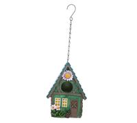 Gatuida 1Pc Hanging Bird Nest Decorative Bird House Premium Craft for Garden Rustic Style Home Decoration Wind Rain Protection