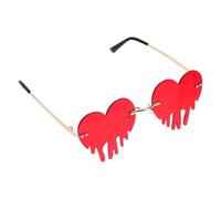Gatuida 1Pc Heart Shaped Tears Sunglasses Funny Party Accessory Unique Design for Holiday Celebrations Lightweight Comfortable High Grade Material for Use