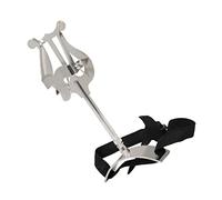 Gatuida 1pc Silver Euphonium Music Score Stand Durable Portable Sheet Music Rack for Rehearsals Performances Accessory for Instrument Players