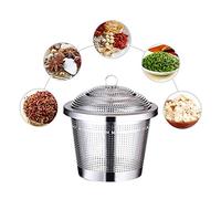 Gatuida 1Pc Stainless Steel Seasoning Ball Filter Reusable Tea Spice Infuser with Clip for Easy Use for Loose Leaf Tea Cooking and