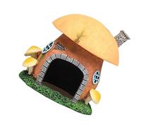 Gatuida 1Pc Turtle Shelter Decorative Mushroom Shaped Hiding Cave for Fish Tank Landscaping Durable Ornament for Reptiles and Turtles Aquarium Decoration